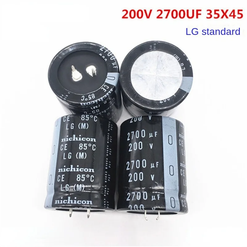 （1pcs）200V2700UF 35X45 nichicon electrolytic capacitor 2700UF 200V 35 * 45