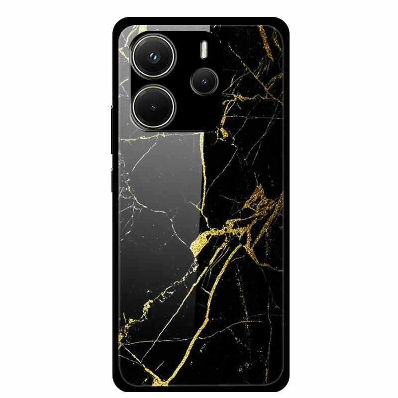Space-Themed Soft Bumper Tempered Glass Case with Premium Protection