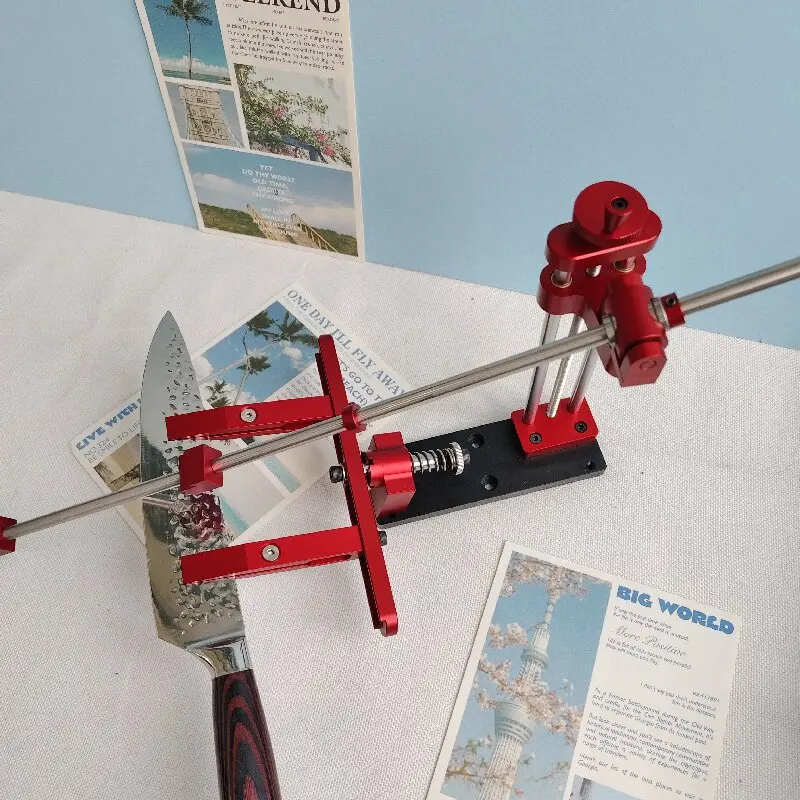 2025년 신제품 레드 고정 각도 연필깎이 스케일 조절 가능 높이 360도 °   ..