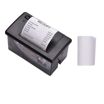 Stampante termica per ricevute incorporata Mini modulo di stampa da 58 mm a basso rumore con porta seriale USB/RS232/TTL Supporto Comandi ESC/POS