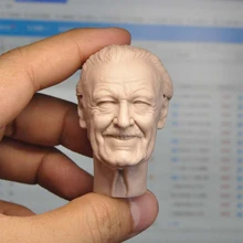  1/6 Scale Model Comic Book Legend Mr. Stan Head Sculpt Lee For 12 Inch Action Figure Toy Headplay Male Body Collection 