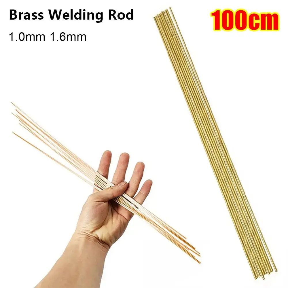 1Pcs 새로운 1.0mm 1.6mm 황동 막대 100cm 저온 황동 와이어 용접봉 용접 용품