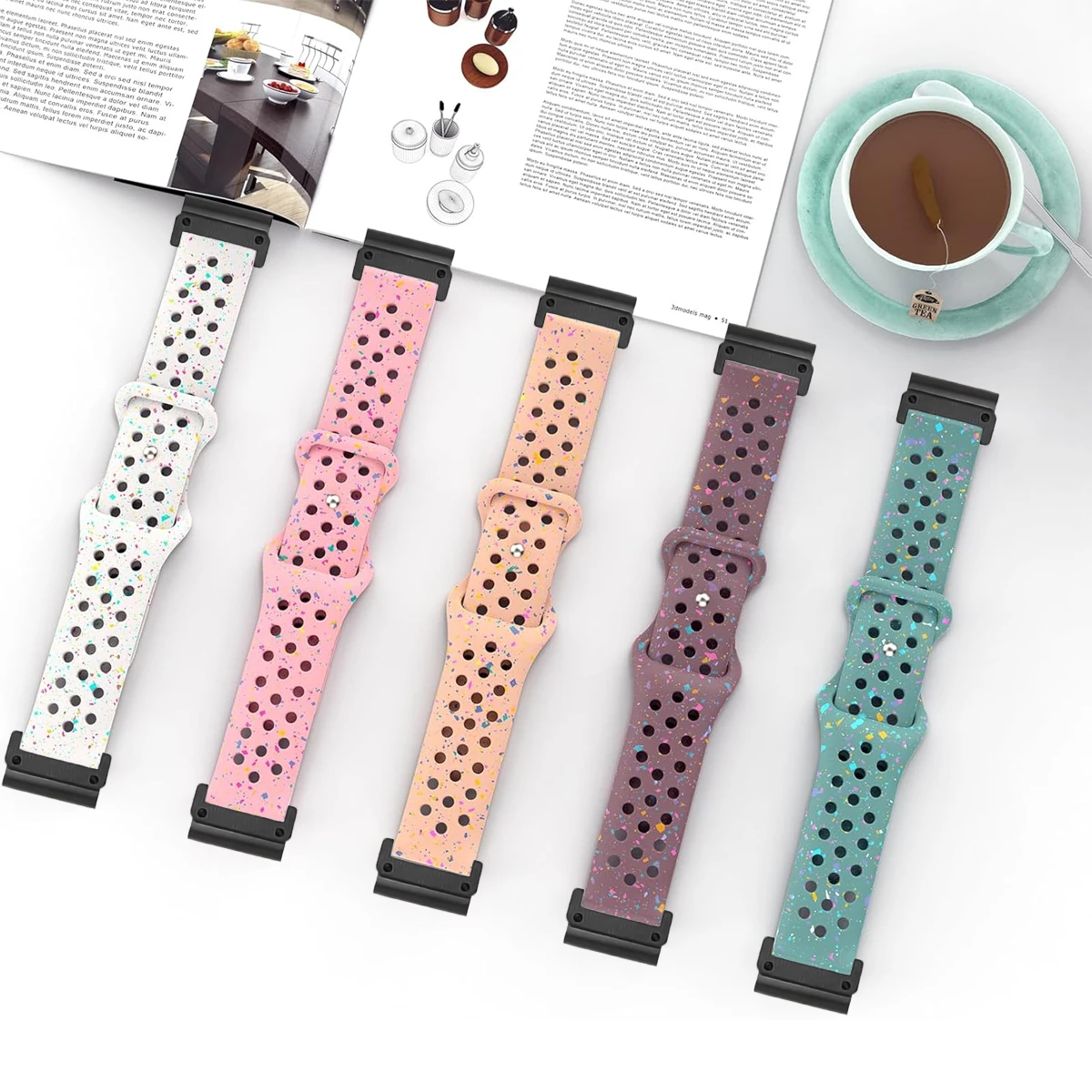 Quick Fit Silicone Sport Strap - Versatile Size Options
