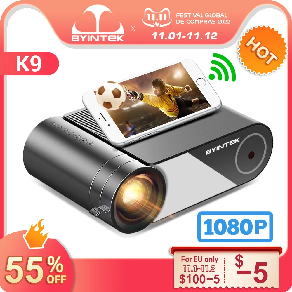 Byintek K9 Mini 1280*720p Portable Video Home Theater Wifi-display Hd ...