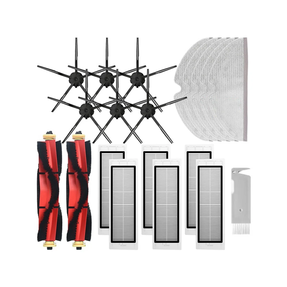 

Аксессуары для робота-пылесоса XiaoMi Roborock S5 Max S6 MaxV, тряпочка для швабры, фильтр НЕРА, основная боковая щетка, запасные части