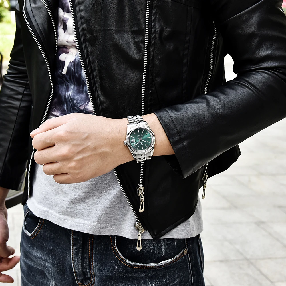 Mechanical Watch New PAGANI DESIGN PD-1645 V3 Men Mechanical Watches Business Sapphire Glass Automatic Watch NH35 Stainless Steel Watch for Men