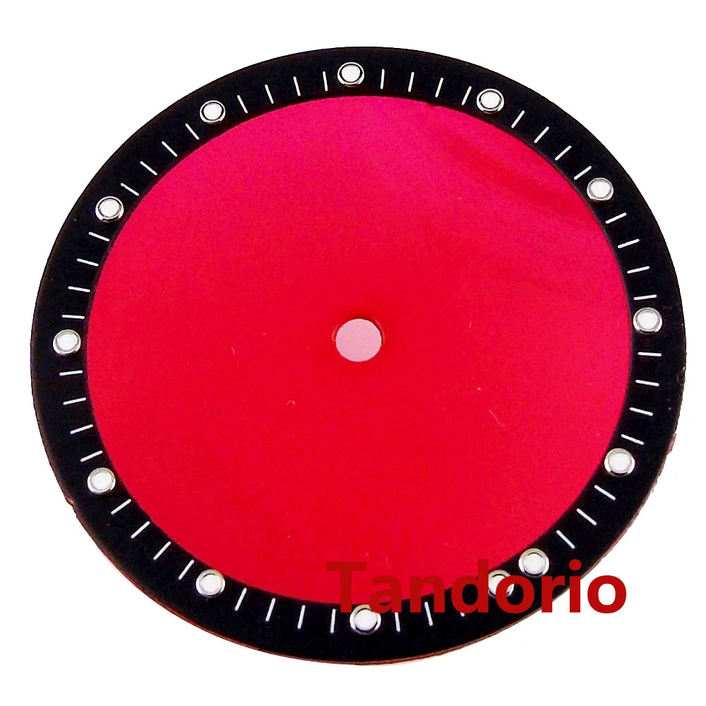 Piezas de reloj 28,5 mm esfera transparente cara luminosa para movimiento NH70 NH72 NH73 - Imagen 13 de 25