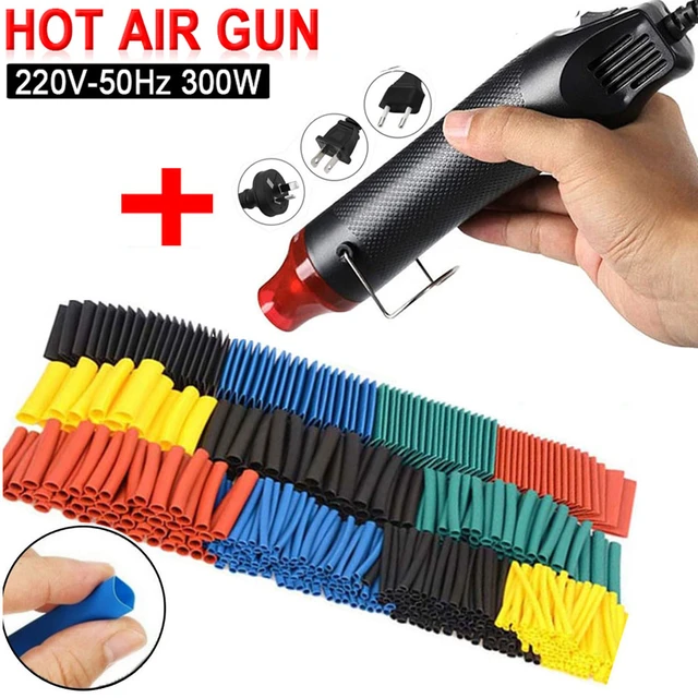 300W Hot Air Heat Gun Electric Power Temperature Blower Thermoresistant Tube  Heat Shrink Wrapping Shrink Tube With Hot Air Guns - AliExpress