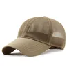 New Men Big Head Mesh Baseball Cap Big Size Trucker Hat Breathable Sun Caps Adjustable High Quality 1