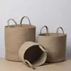 Wicker Basket Hand-woven Storage Basket Rope Woven Deep Foldable Storage Laundry Basket Toy Sundries Storage Basket 3