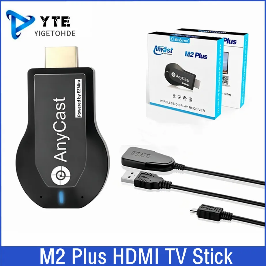 

1080P M2 Plus HDMI-compatble TV Stick WIFI Display TV Dongle Receiver Anycast DLNA Share Screen For IOS Android Miracast Airplay