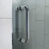 38-42 in. W x 72 in. H Semi-Frameless Pivot Shower Door in Brushed Nickel 5