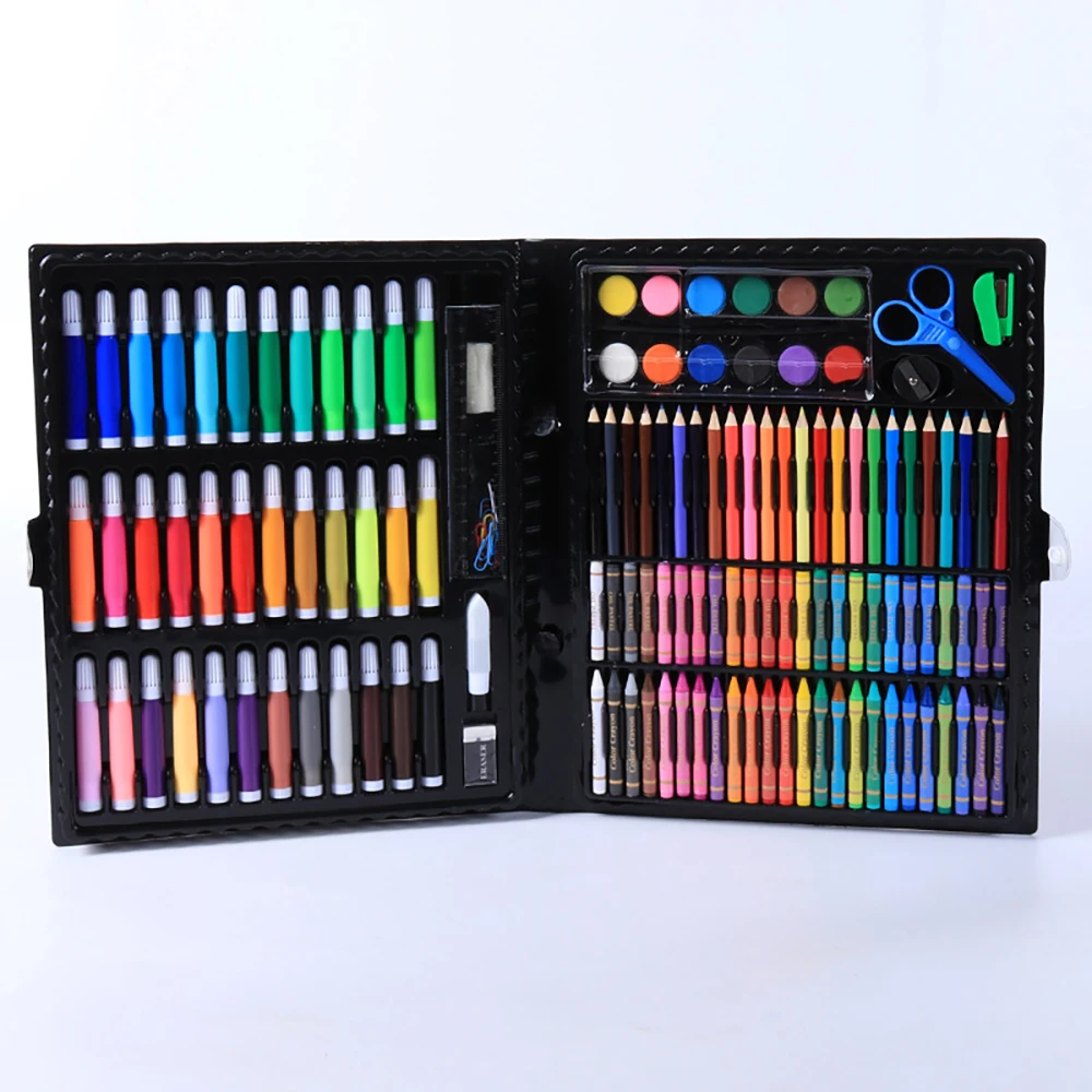 150Pcs Art Set Portable Drawing Painting Art Supplies Gifts Kids Teens  Coloring - AliExpress