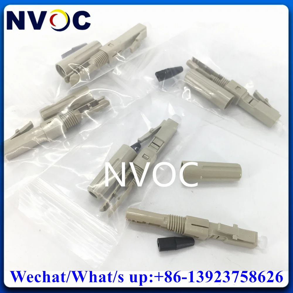 50Pcs-LC-UPC-Fast-Field-Assembly-Fiber-Adapter-MM-OM1-OM2-Quick ...