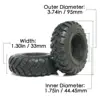 Kingkong RC 2PCS Soviet Version 1.75” Tire 95mm Fit for 1/12 Soviet ZIS150/CA30/Tamiya RC Truck D-T020 1