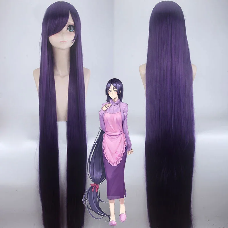 

150cm Long Purple Straight Minamoto no Yorimitsu Cosplay Wigs For Women’s Fate Grand FGO Christmas Halloween Costume Party Wig