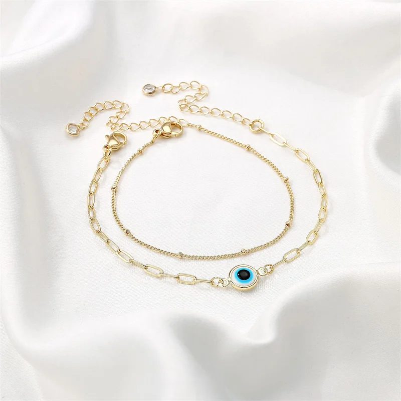 Bracciale occhio turco blu per uomo e donna gioiello portafortuna_voghion.com