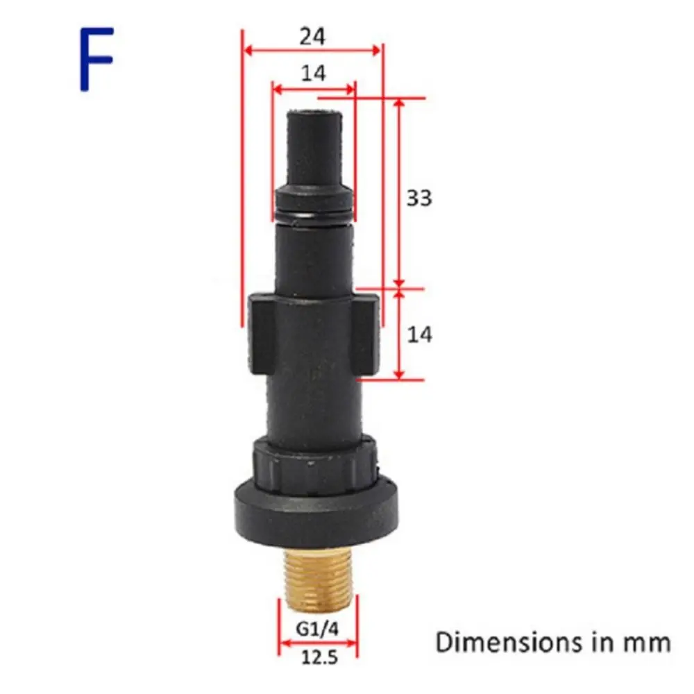 Copper Plastic Snow Foam Generator Fitting for Pressure Washer