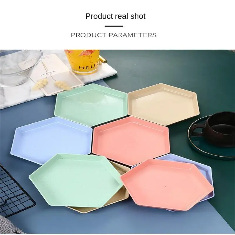 Fruit plate Wooden tableware 1/2PCS Dessert Snack Plate Double Modern Wood Food-grade Multifunctional New Year Fruit Plate Pallet Wooden Tableware