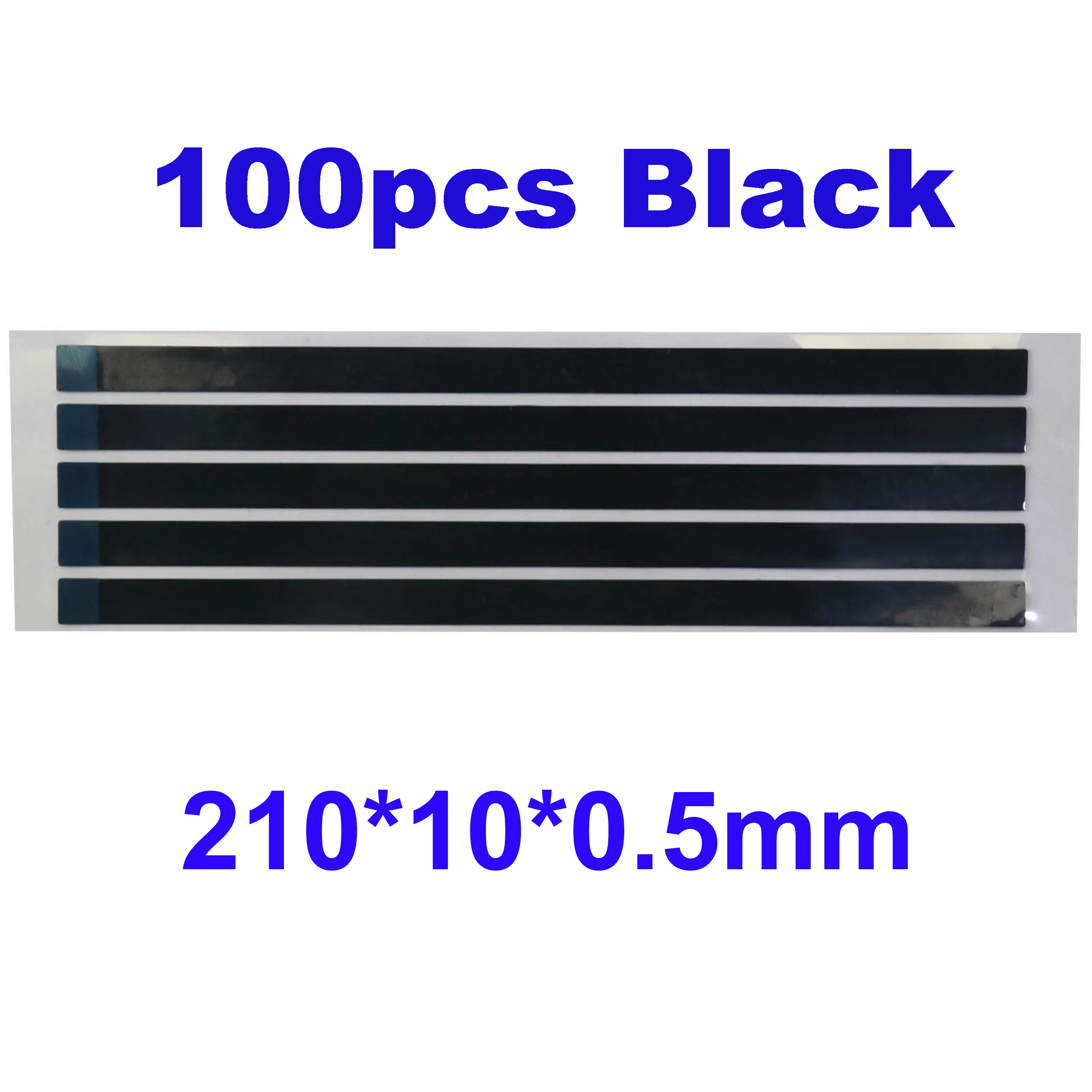 New Version Black Pull Tabs 10mm Width Stretch Release Adhesive Strips for LCD Screen with Handle without Tabs