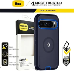 Enhanced Military Grade 3 - in - 1 Armor Case with MagSafe Compatibility - Shockproof TPU+PC Design - Google Pixel 11 (YY - K01)