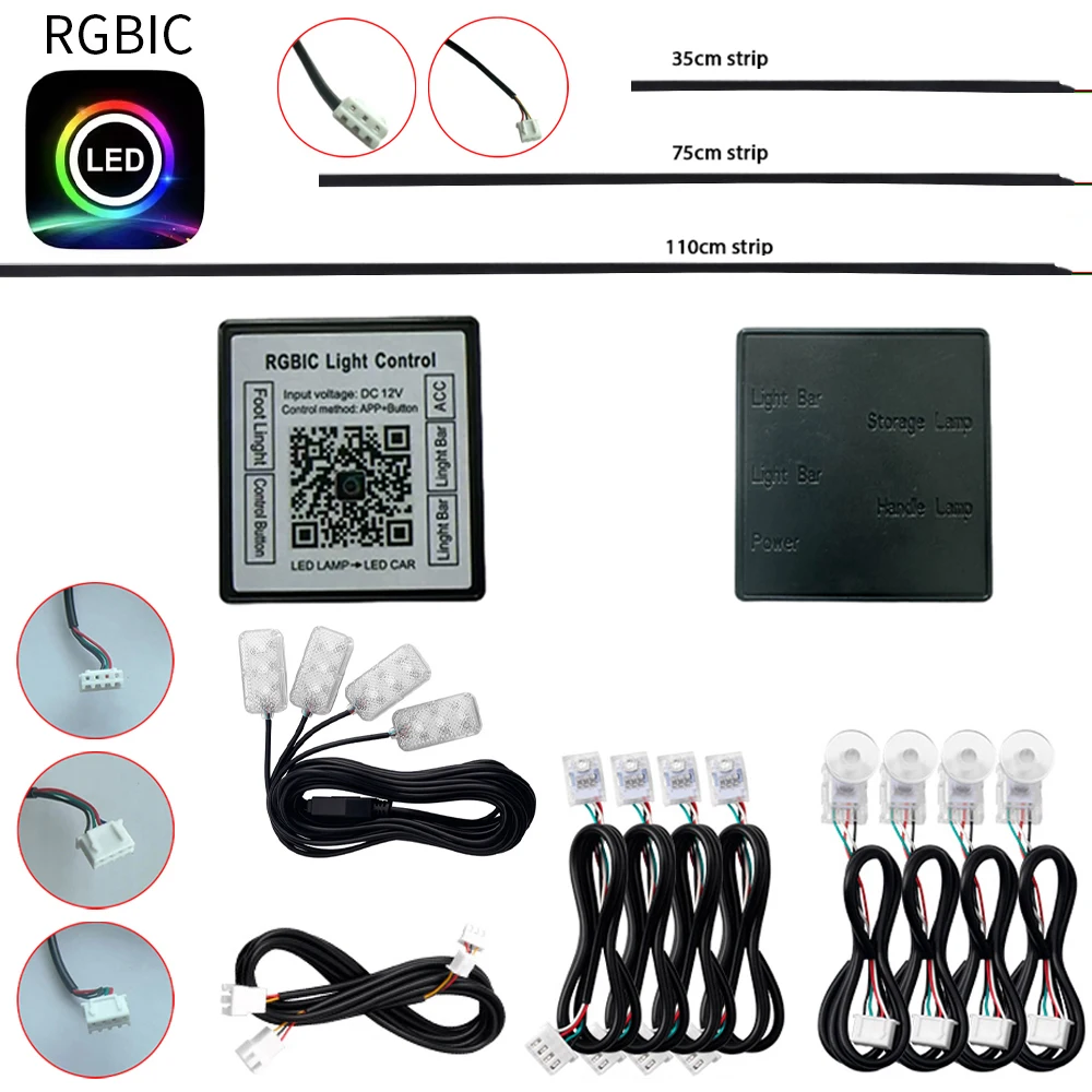 รูปสินค้า หลอดไฟ LED ปรับสีได้ 3 สาย สำหรับแต่งบ้าน