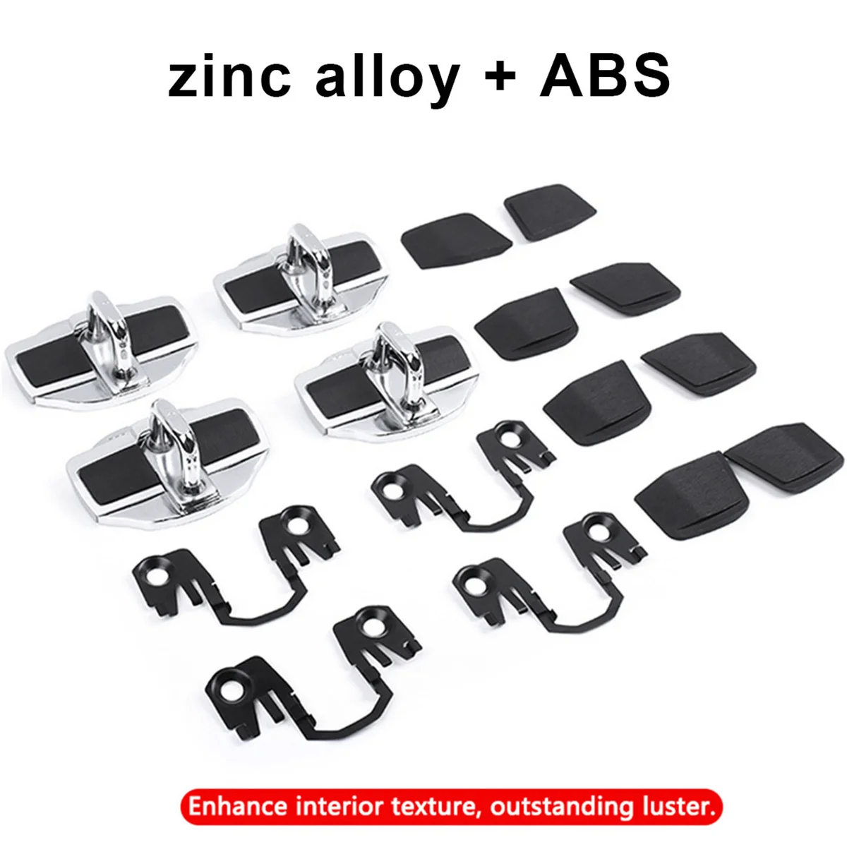 

4Set Car Door Stabilizer Door Lock Protector Latches Stopper Covers for All Series E12/E13/C27/C28/KICKS/