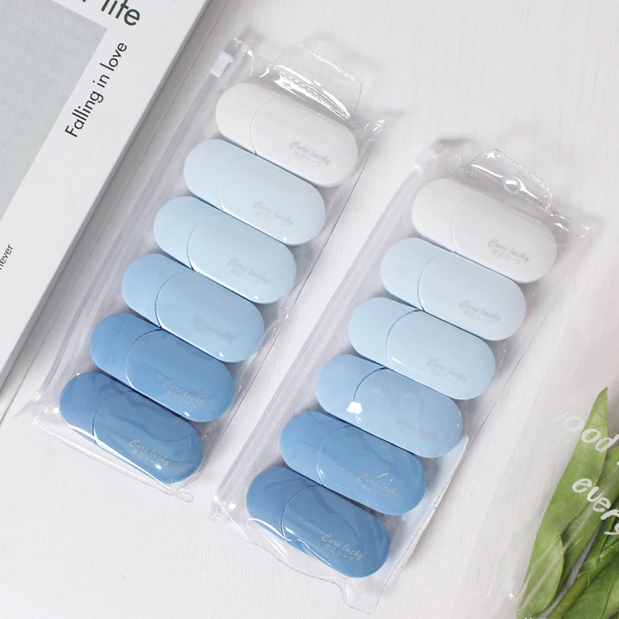 Correction Tape 6Pcs White Out Correction Tapes for Instant Corrections Clean and Easy to Use