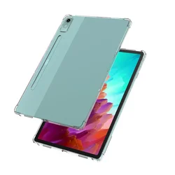 Enhanced Protective TPU Silicone Soft Shell Case with Airbag Cushioning for Tab P12 12.7 2023 (Clear)