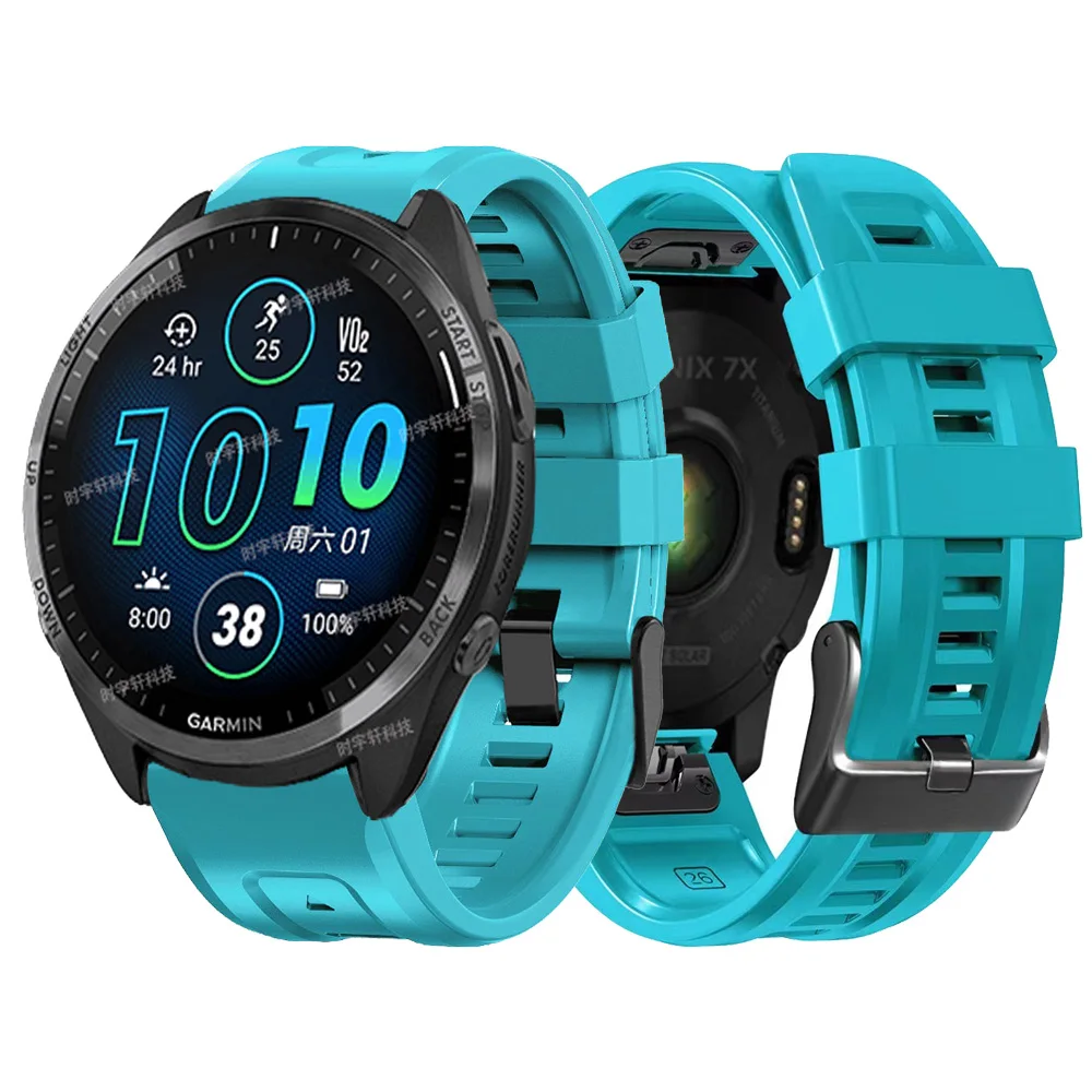 

For Garmin Forerunner 965 955 945 935/MARQ Gen 2/Approach S62 QuickFit 22mm Band Silicone Strap Fenix 7 6 5 Accessories Bracelet