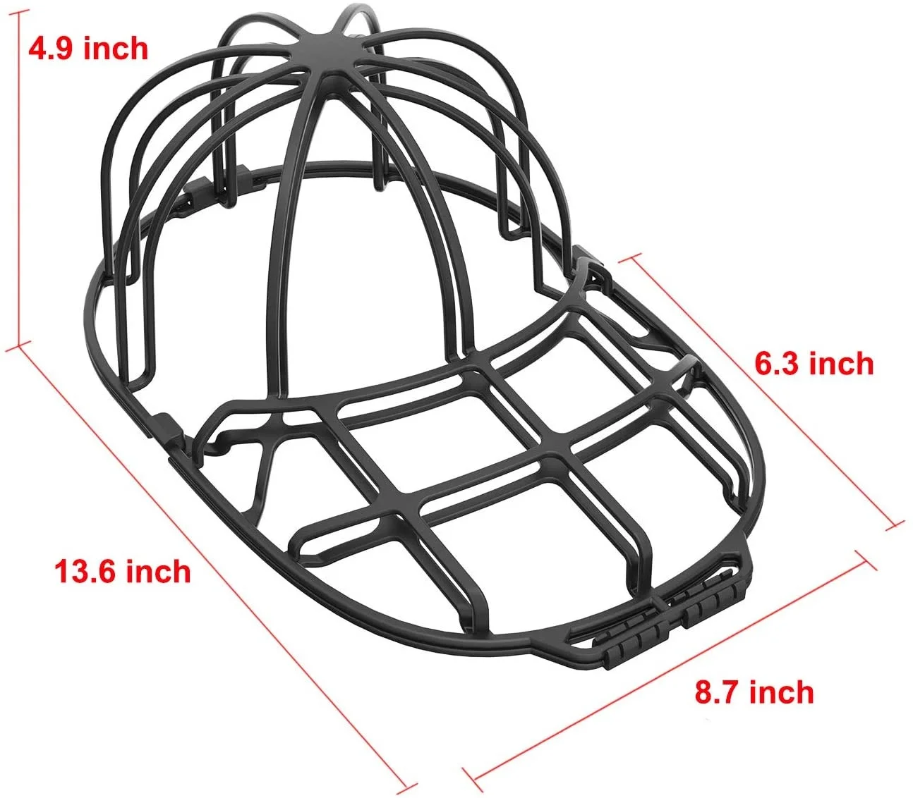 Double-deck Hat Cleaners-New Design Baseball Cap Washer, Fit for Adult/Kid's Hat Washer Frame/Washing Cage, Sha