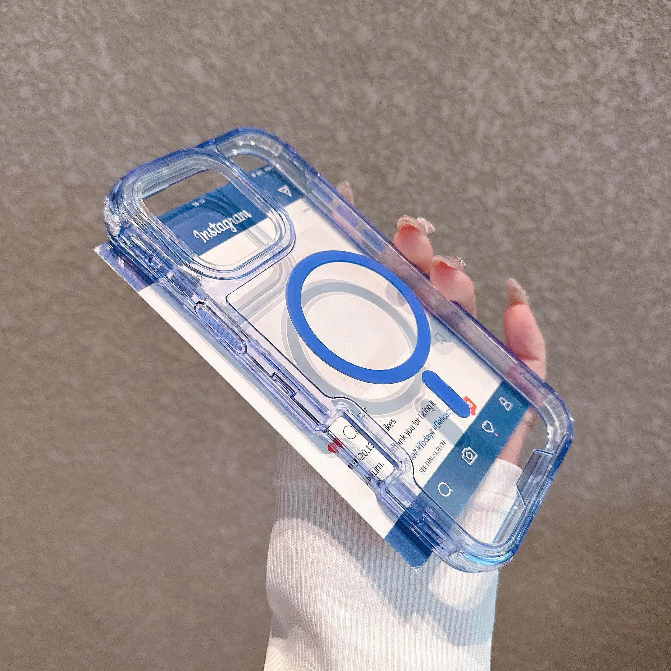 Premium Shockproof Magnetic Case with Clear Heavy-Duty Protection & Magsafe Compatibility