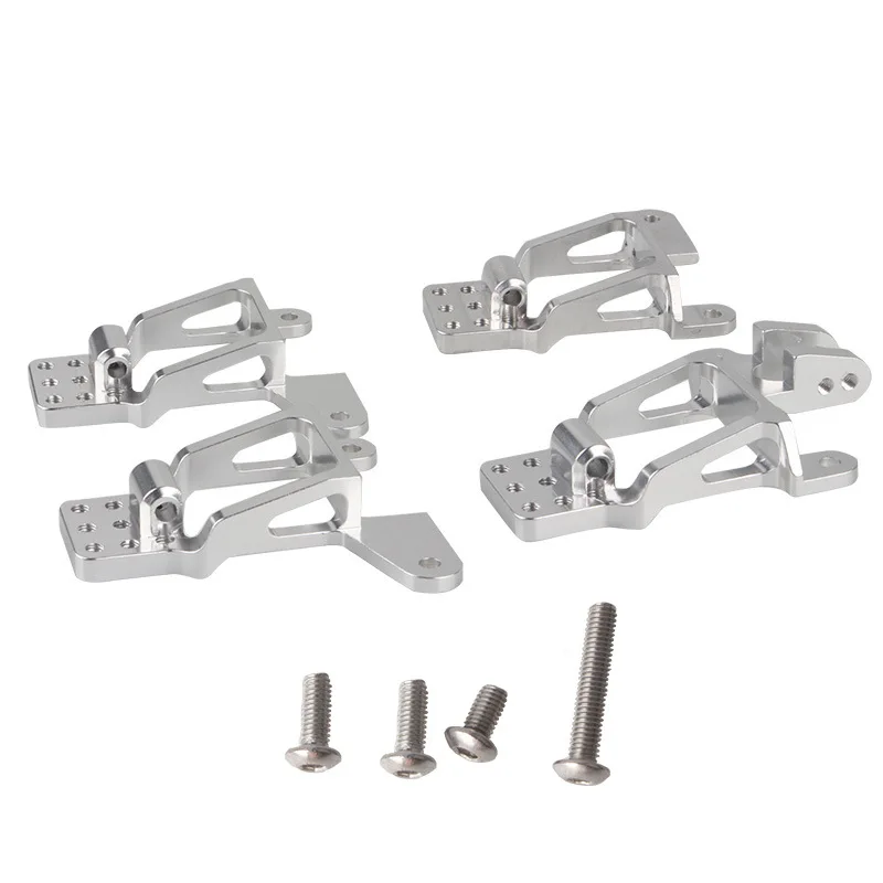 Per 1/10 Rc Alluminio Anteriore/Posteriore Shock Tower Hoops Supporto Staffa Per Trx-4, Argento