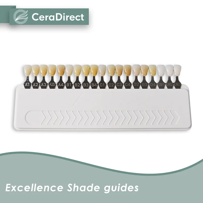 Excellence shade guides 19 colors (including bleaching colors) Dental