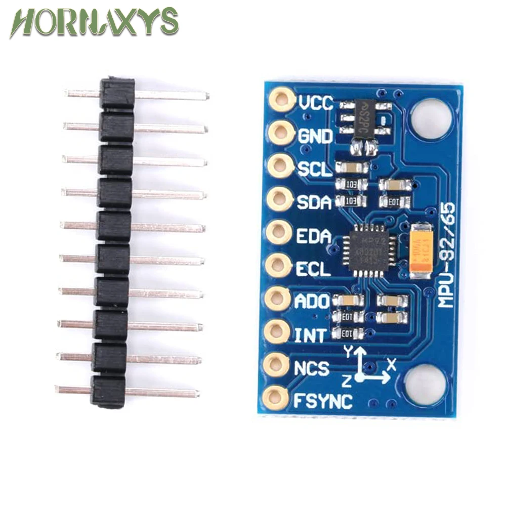 1-10pcs IIC I2C SPI MPU6500 MPU-6500 6-Axis Gyroscope Accelerometer Sensor Module Replace MPU6050 For Arduino With Pins GY-6500 4