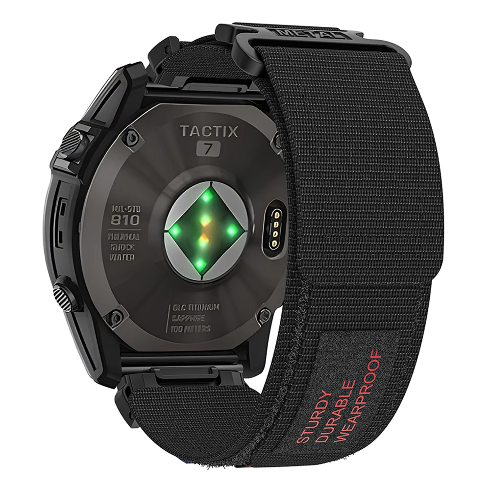 Nylon Braided Easy-Fit Watch Band - 26mm & 22mm Strap