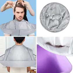 Hair Cutting and Barber Cape - Umbrella Hair Catcher (GRAY)