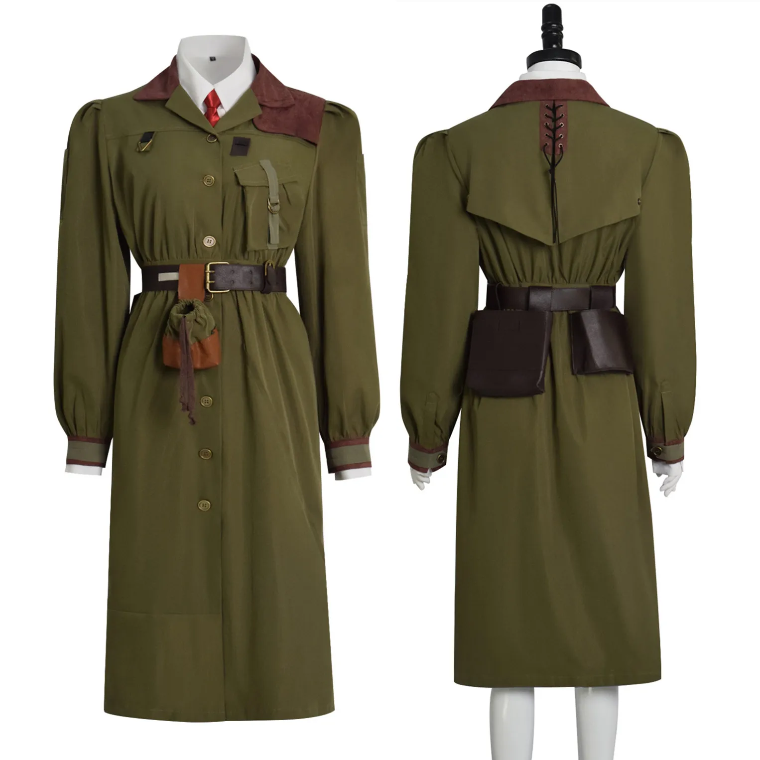 

CosDaddy Movie Matilda Agatha Trunchbull Cosplay Costume Adult Women Shirt Coat Belt Cosplay Outfits Halloween Carnival Costume