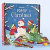 Pop up Christmas Usborne English 3D Flap Picture Book Kids Reading Baby Story Learning Books for Children Christmas Gift 1