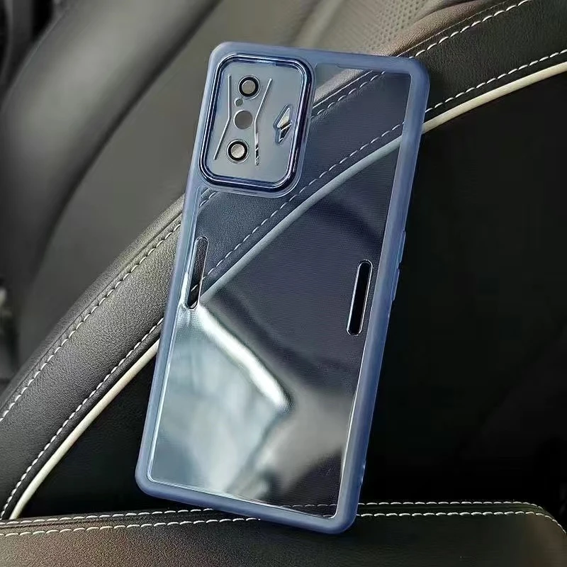 Transparent Soft Silicone TPU Case with Camera Protection and Bumper
