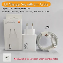 Xiaomi 90W Hyper Turbo Charger Adapter - EU with 2m cable