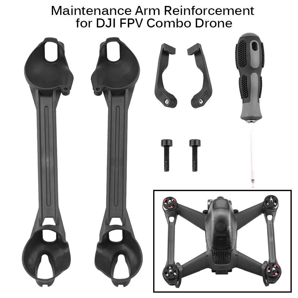 

Maintenance Arm Reinforcement Arm Bracers Protector Disassemble for DJI FPV Combo Drone Replacement Accessories Fpv Drone