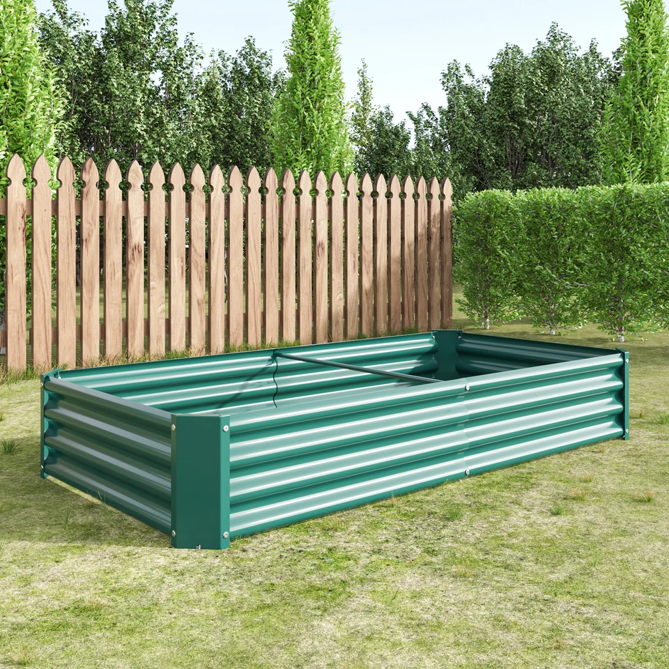 Durable Metal Raised Garden Bed for Plants and Flowers