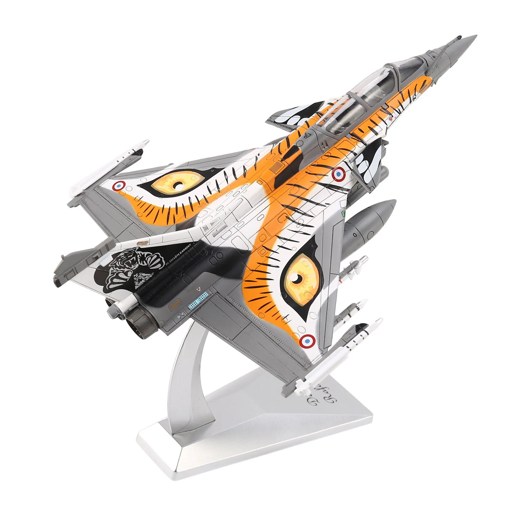 

14615PC 1/72 Diecast Plane Dassault Rafale B Arctic Tiger Double Sit Air Force Aircraft Model Static Display Collection