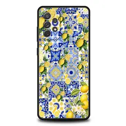 Fruit Lemon Print Phone Case - Vibrant Protective Cover with Stylish Fruit Design - Galaxy A21s (A1)