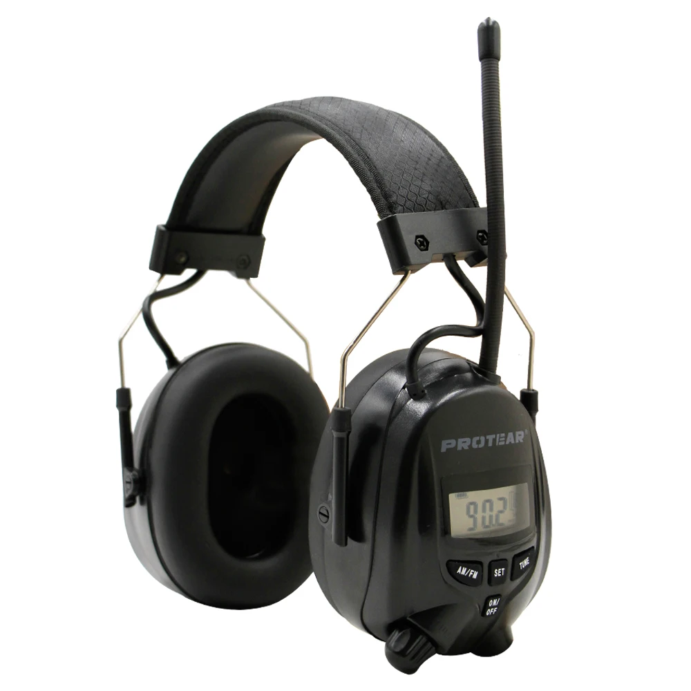 Защитные наушники Protear AM/FM профессиональные с шумоподавлением NRR 25db |