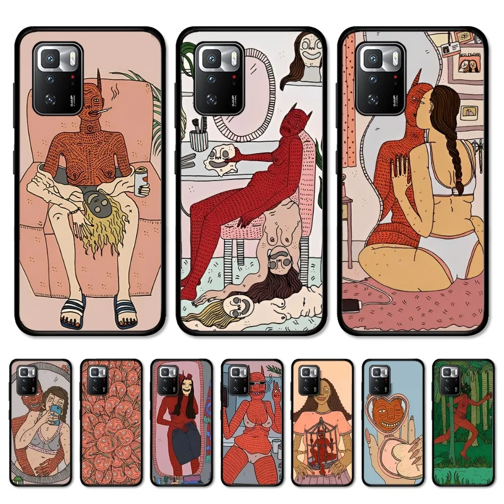 Custodia Per Telefono Polly Nor Art Per Redmi Note 4X5 A 6 7 8 Pro T 9 Pro 9S 10 Pro 11 Pro 11S 11Epro Pocom3Pro
