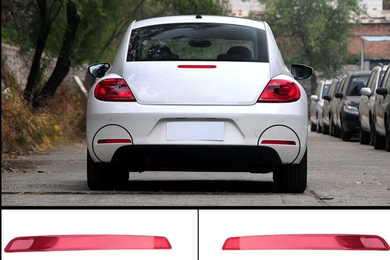 Left Rear Bumper Reflector For 2012-2016 VW Beetle – Direct Fit Replacement Part #5C5945701E