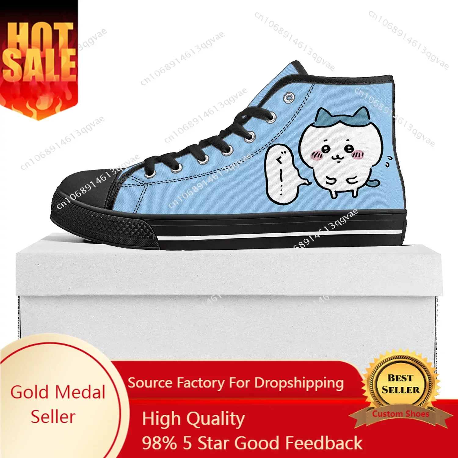 

Cute Cartoon C-Chiikawa High Top High Quality Sneakers Mens Womens Teenager Canvas Sneaker Custom Made Shoe Casual Couple Shoes