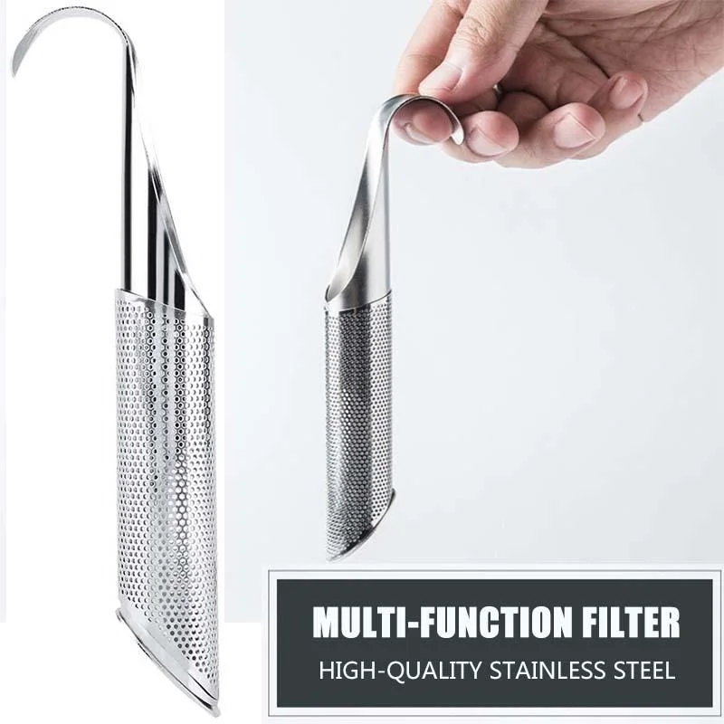 Tea Infuser Stainless Steel Tea Infuser Creative Pipe Design Metal Tea Strainer for Mug Fancy Filter for Puer Herb Tools Accessories